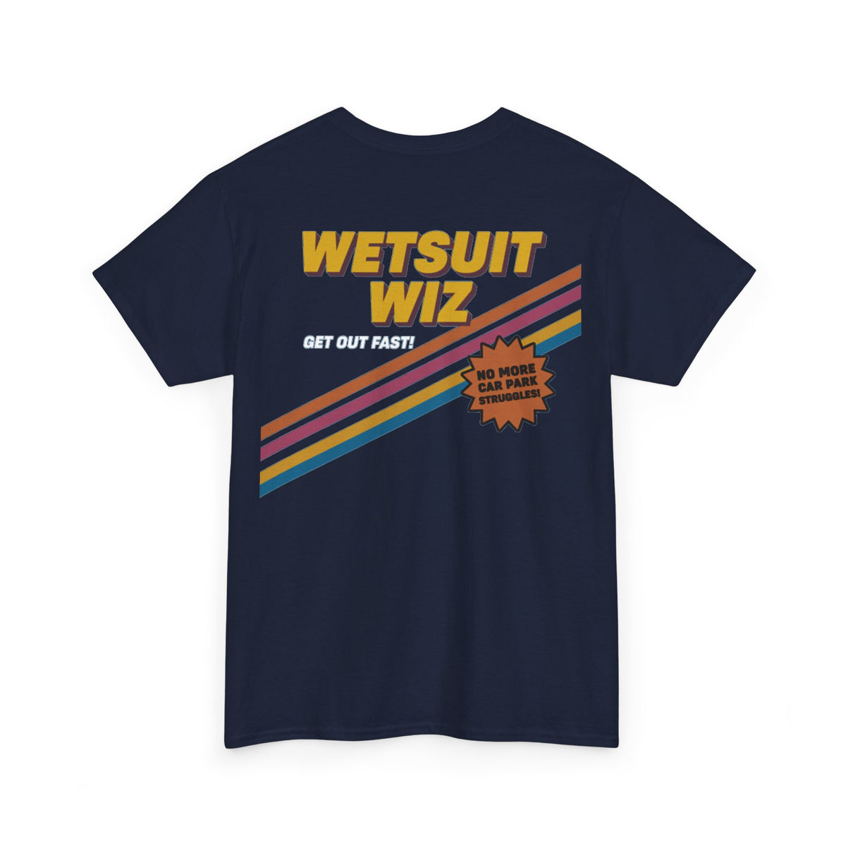 Wetsuit Wiz - Front & Back Logo Tshirt - Navy