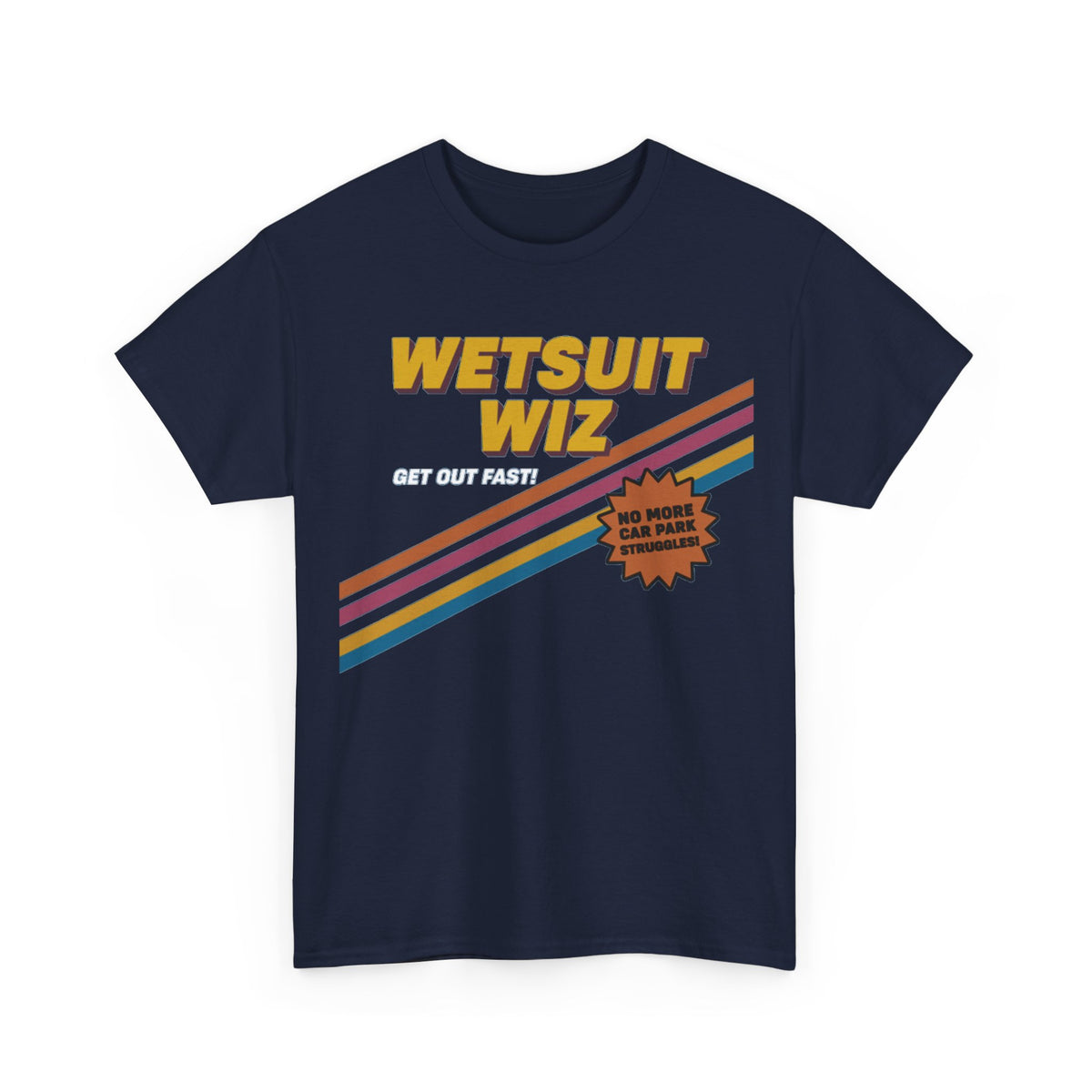 Wetsuit Wiz - Front & Back Logo Tshirt - Navy